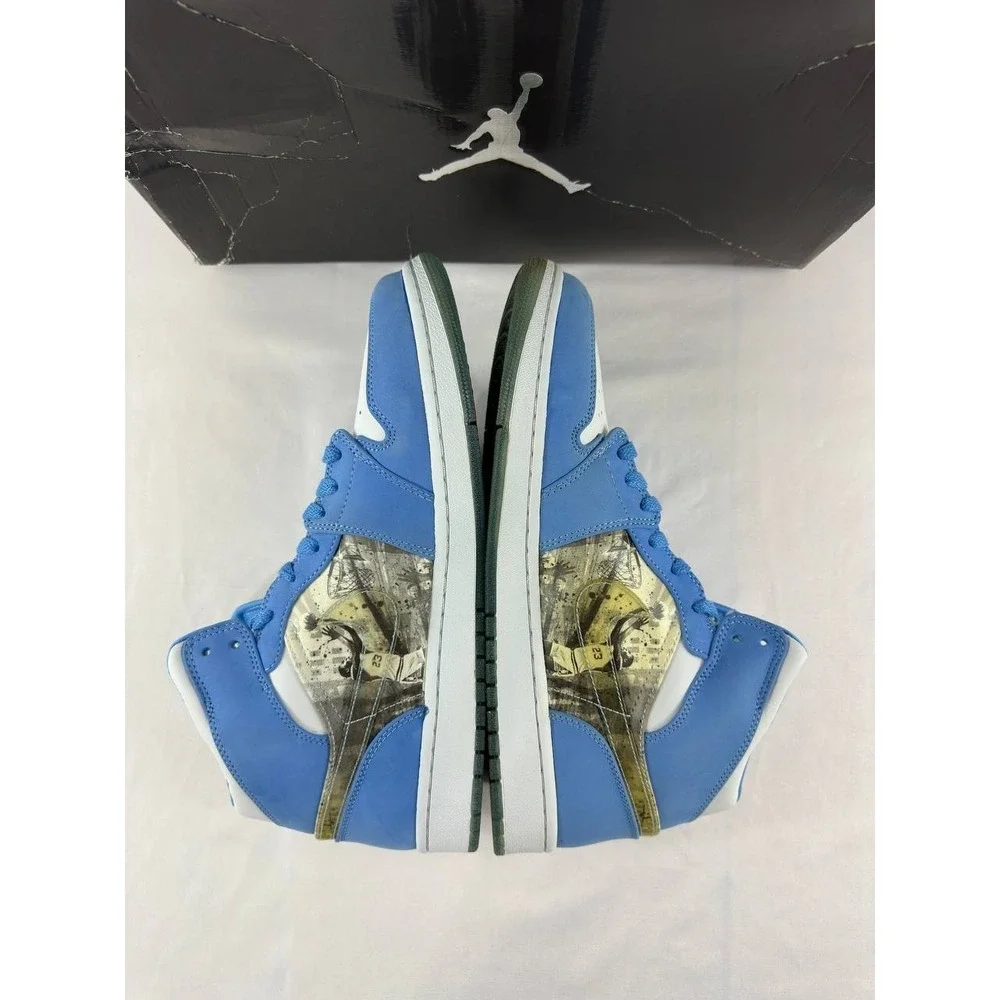 Nike Air Jordan 1 Retro Alpha 'White University Blue' 2007 316269-142 Size 12